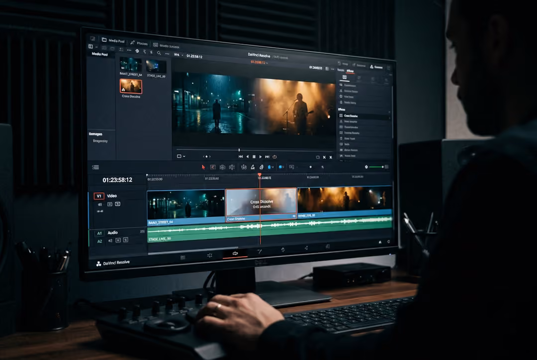 How to create smooth video transitions with AI effects preview