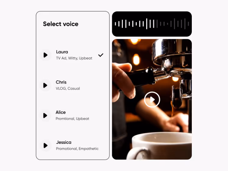 AI voiceover generator